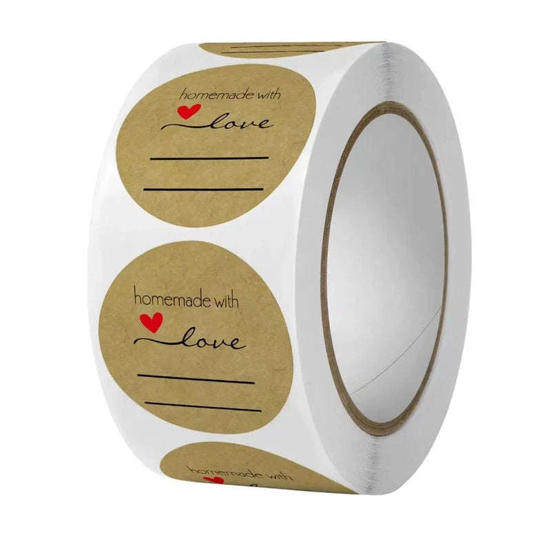 Gracias Gift Stickers – Handmade Scrapbook & Stationery Labels-Homemade With Love