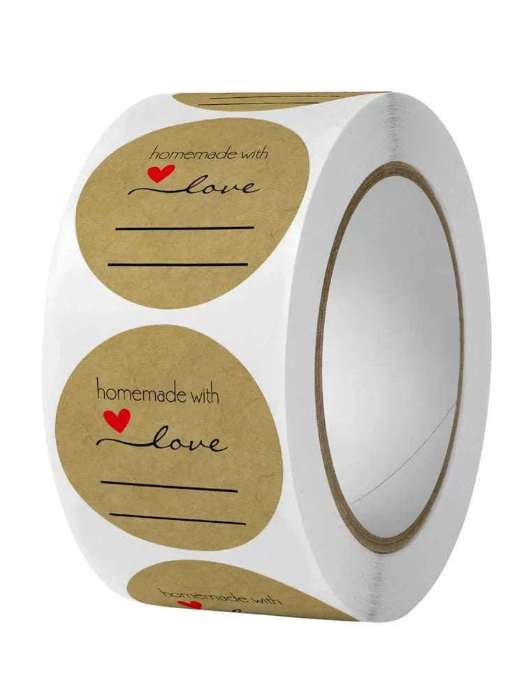 Gracias Gift Stickers – Handmade Scrapbook & Stationery Labels-Homemade With Love