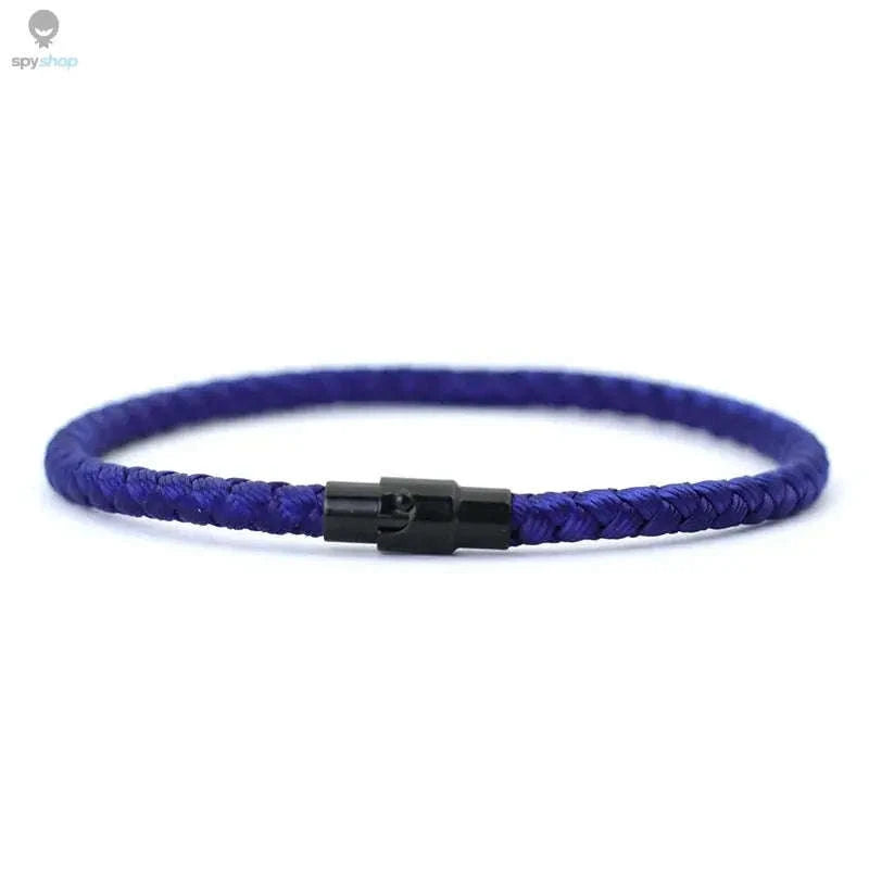 Grade A Red Thread Bracelet – Classic Rope Design with Copper Accents-green / S 18.5cm 7.3Inch