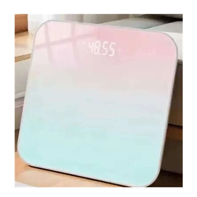 Gradient Color Intelligent LED Digital Glass Weight Scale-Turning Green