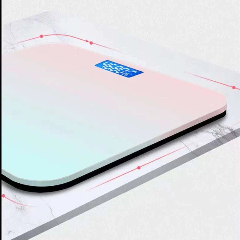 Gradient Color Intelligent LED Digital Glass Weight Scale-Turning Green