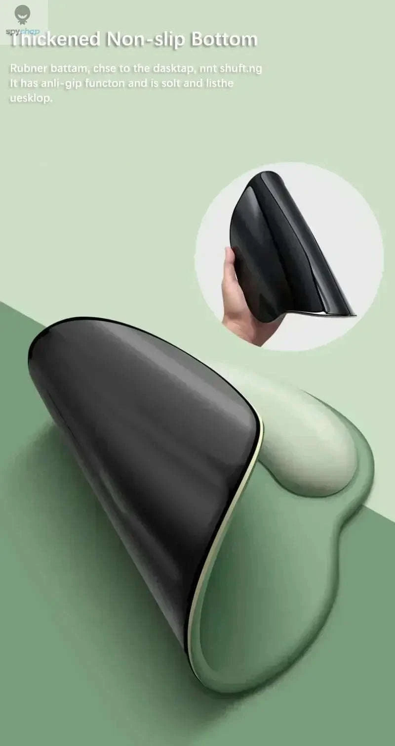 Gradient Mouse Pad with Wrist Rest-Mint Green