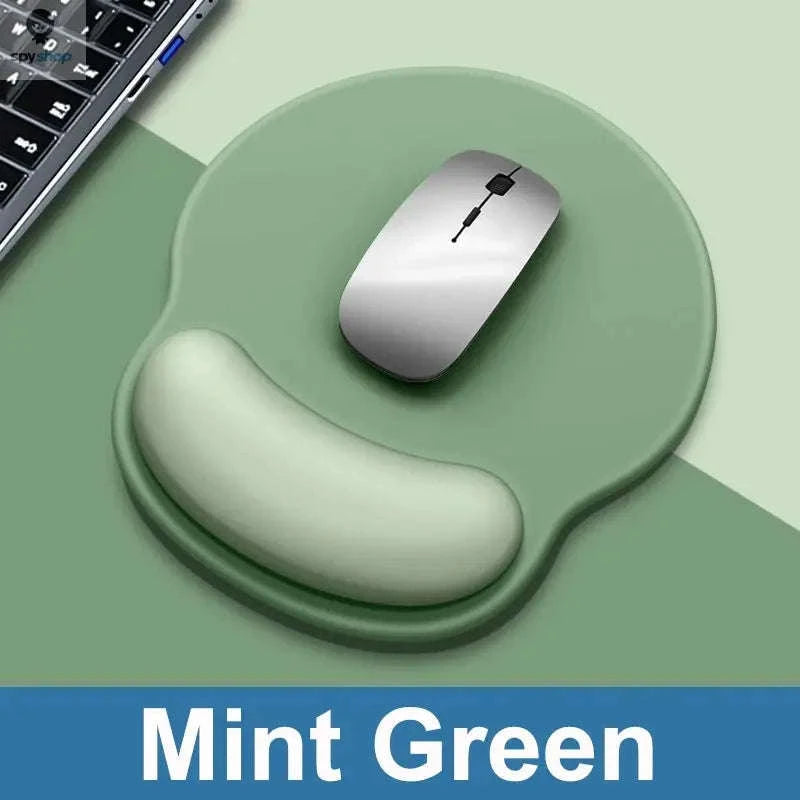 Gradient Mouse Pad with Wrist Rest-Mint Green