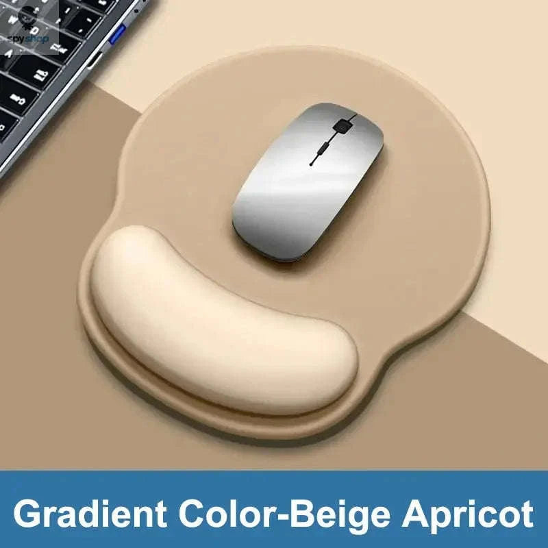Gradient Mouse Pad with Wrist Rest-Mint Green