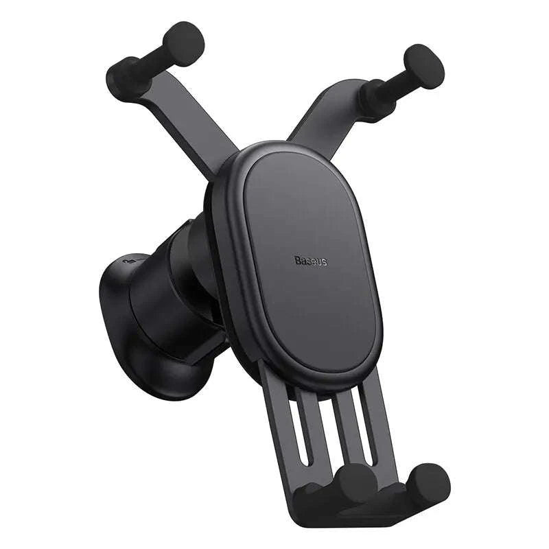 Gravity Car Phone Holder Air Vent Mount with Auto Clamp Grip-Black