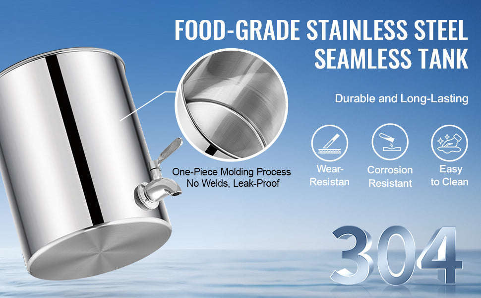 Gravity-Fed Stainless Steel Water Filter System with 2 Carbon Filters-2.25 gallon / france