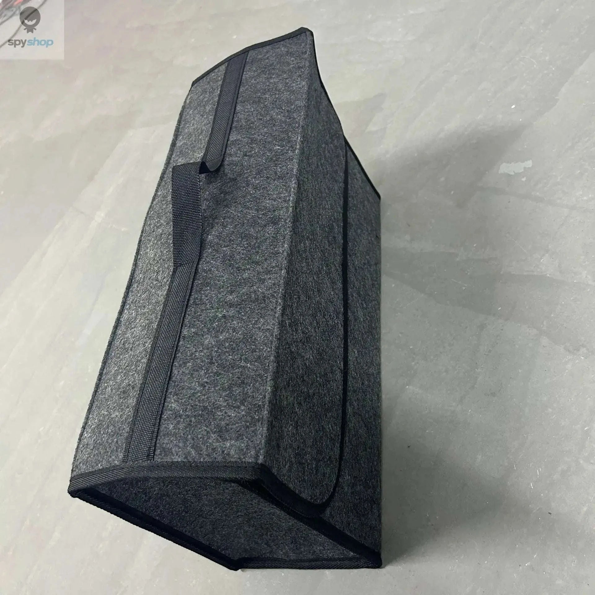 Gray Anti-Slip Car Trunk Organizer Box-Black-50-15-24cm