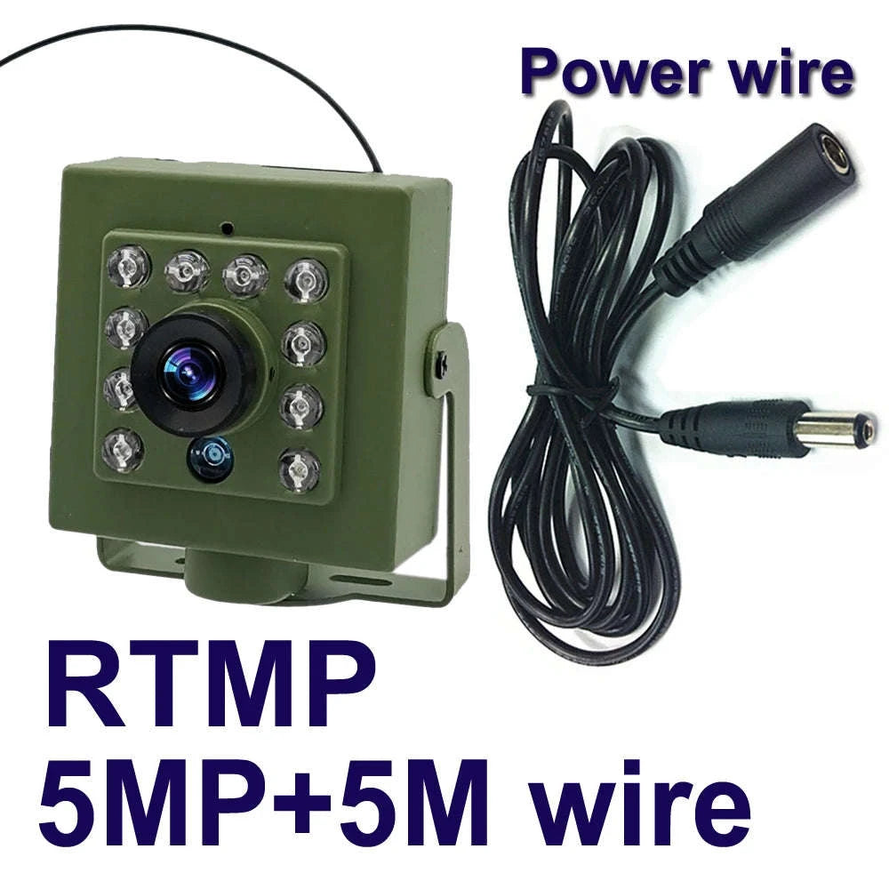 Green WiFi Bird Box Camera Kit with Night Vision-2MP IMX307 SONY / US Plug / 3.6mm