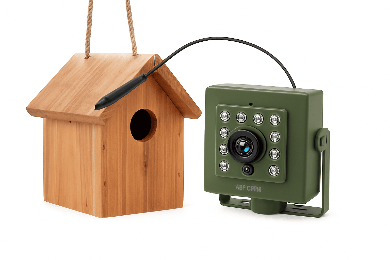 Green WiFi Bird Box Camera with Night View-5MP WIFI / UK Plug