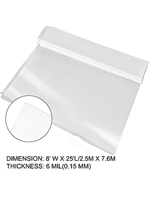 UV Resistant Polyethylene Greenhouse Film Cover 16 x 28 ft