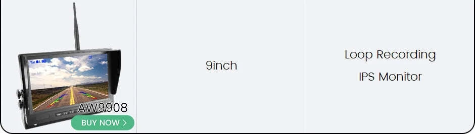 GreenYi 5G Wireless Solar Reversing Camera-Gold