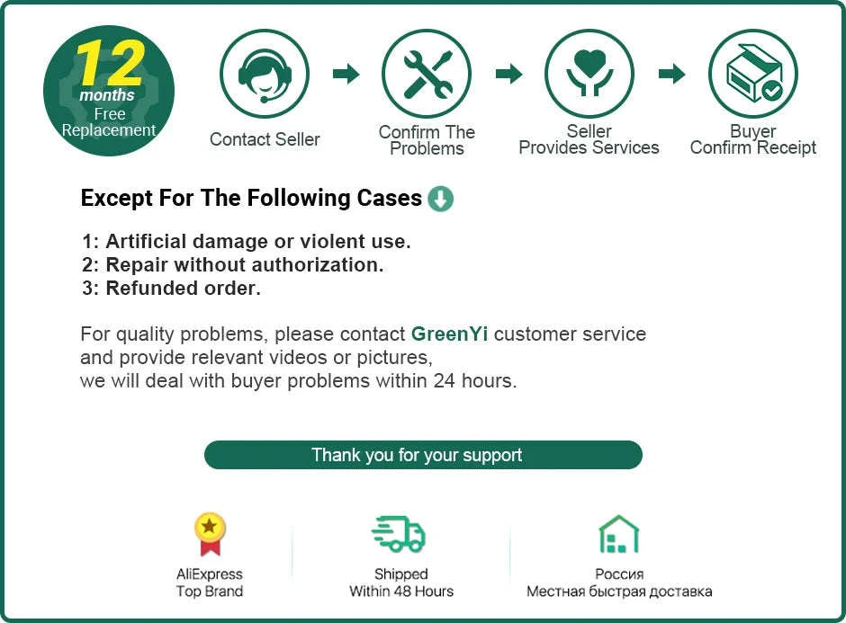 GreenYi 5G Wireless Solar Reversing Camera-Gold