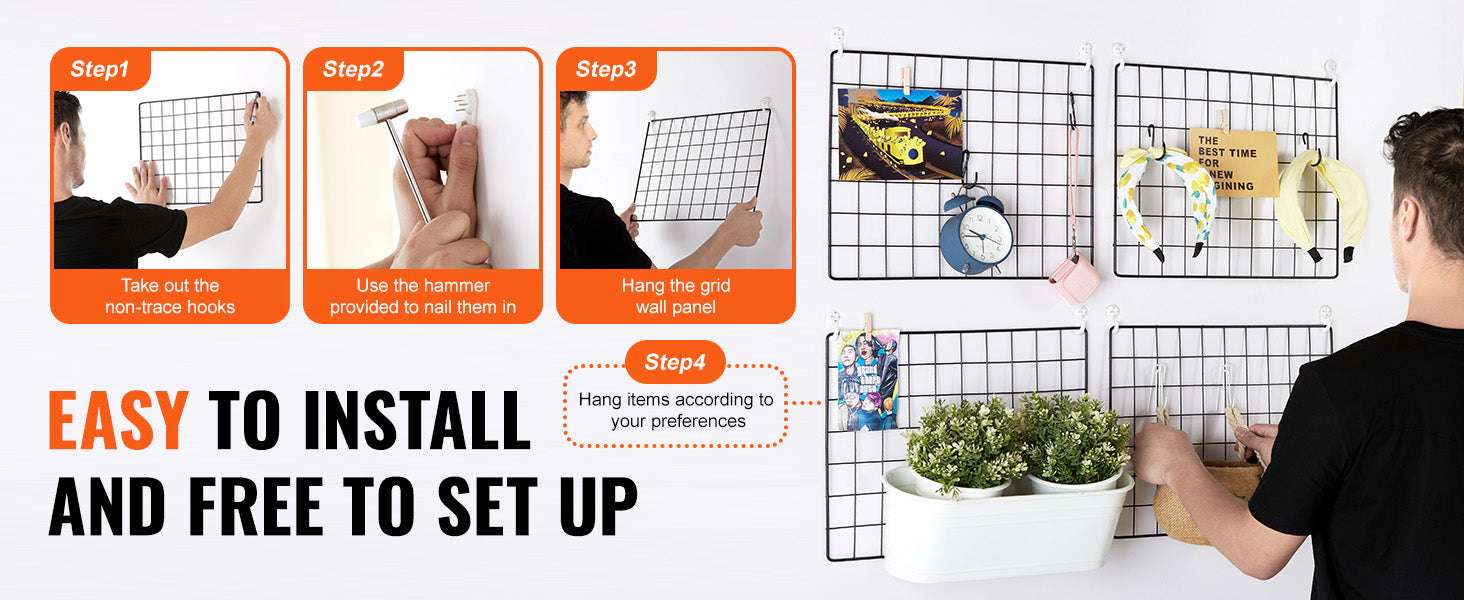 Grid Wall Display Panels with Hooks Double-Sided Rack Set-Floorstanding 2 Pack / CZECH REPUBLIC