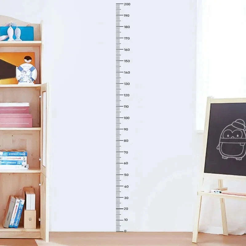 Growth Chart Wall Decal Sticker-black