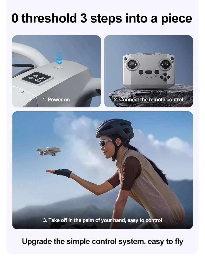GT3 Mini Foldable Drone With 8K Dual Camera-GT3 8K 1Battery