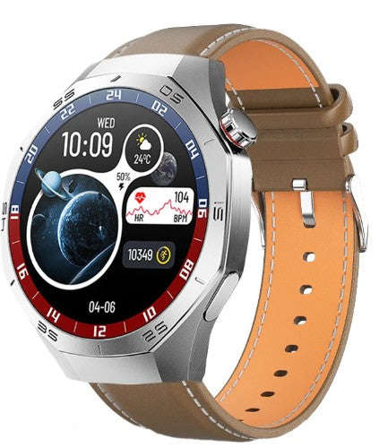 GT5 Pro Smartwatch with AMOLED Display and GPS-silvery / CHINA