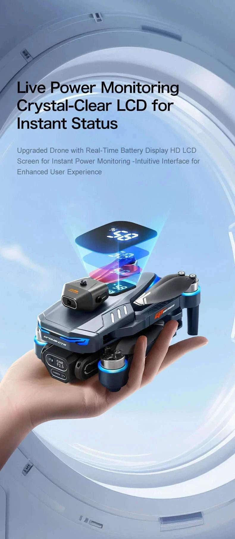 GT8 Drone with 8K Dual Cameras and Screen Remote-GT8 8K - VR - Pad / China Mainland