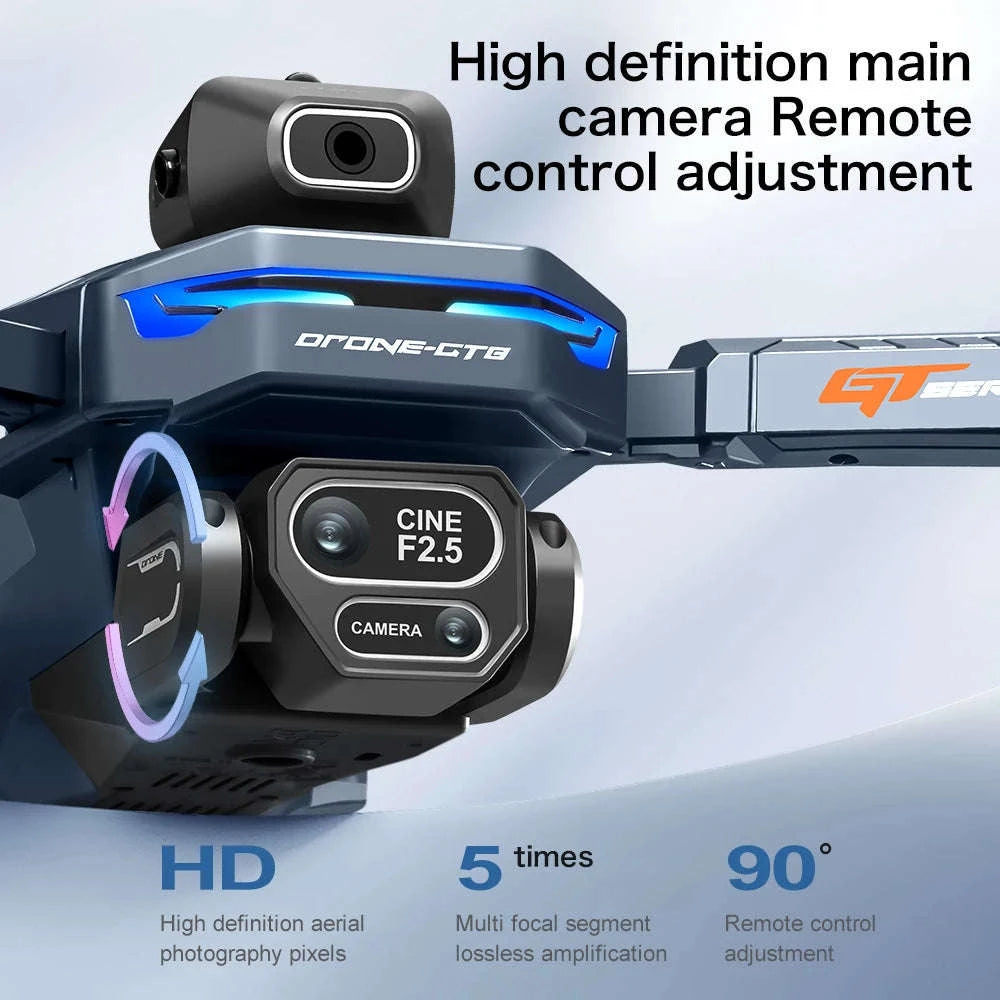 GT8 Drone with 8K Dual Cameras and Screen Remote-GT8 8K - VR - Pad / China Mainland