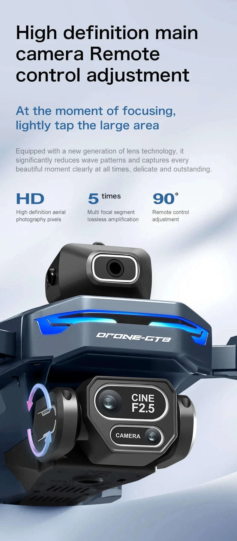 GT8 Drone with 8K Dual Cameras and Screen Remote-GT8 8K - VR - Pad / China Mainland