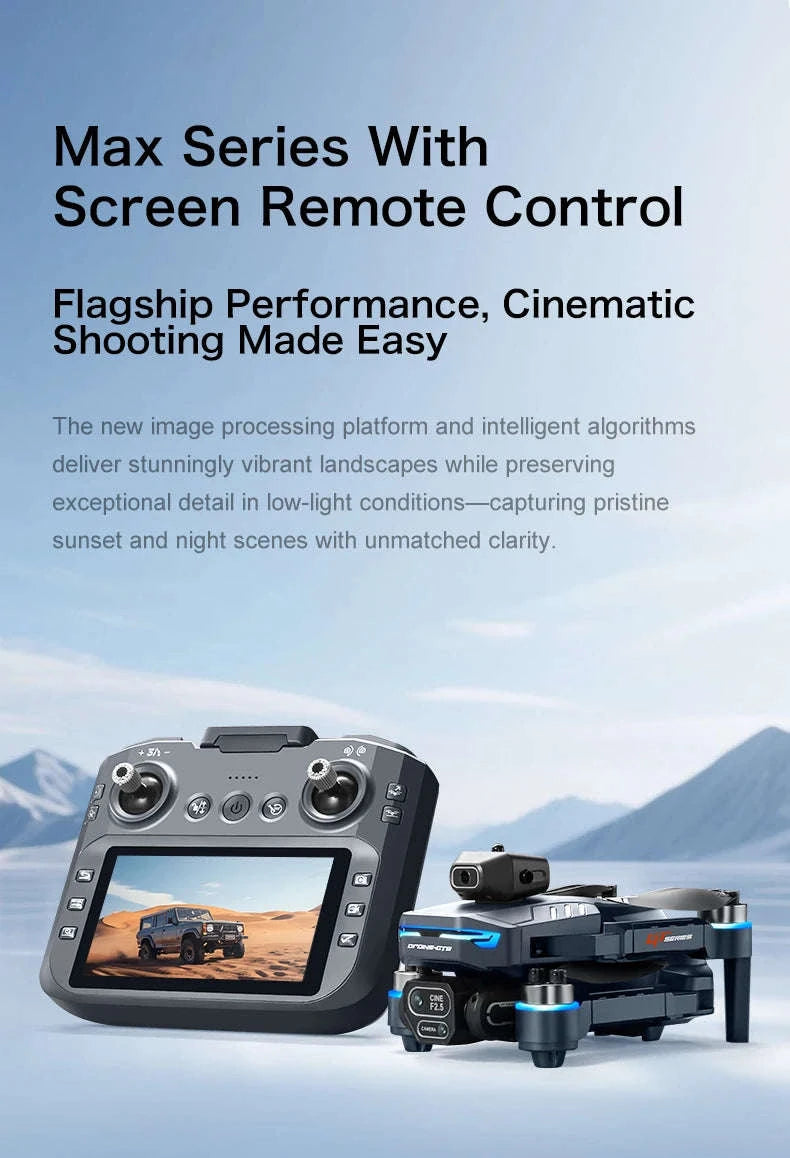 GT8 Drone with 8K Dual Cameras and Screen Remote-GT8 8K - VR - Pad / China Mainland