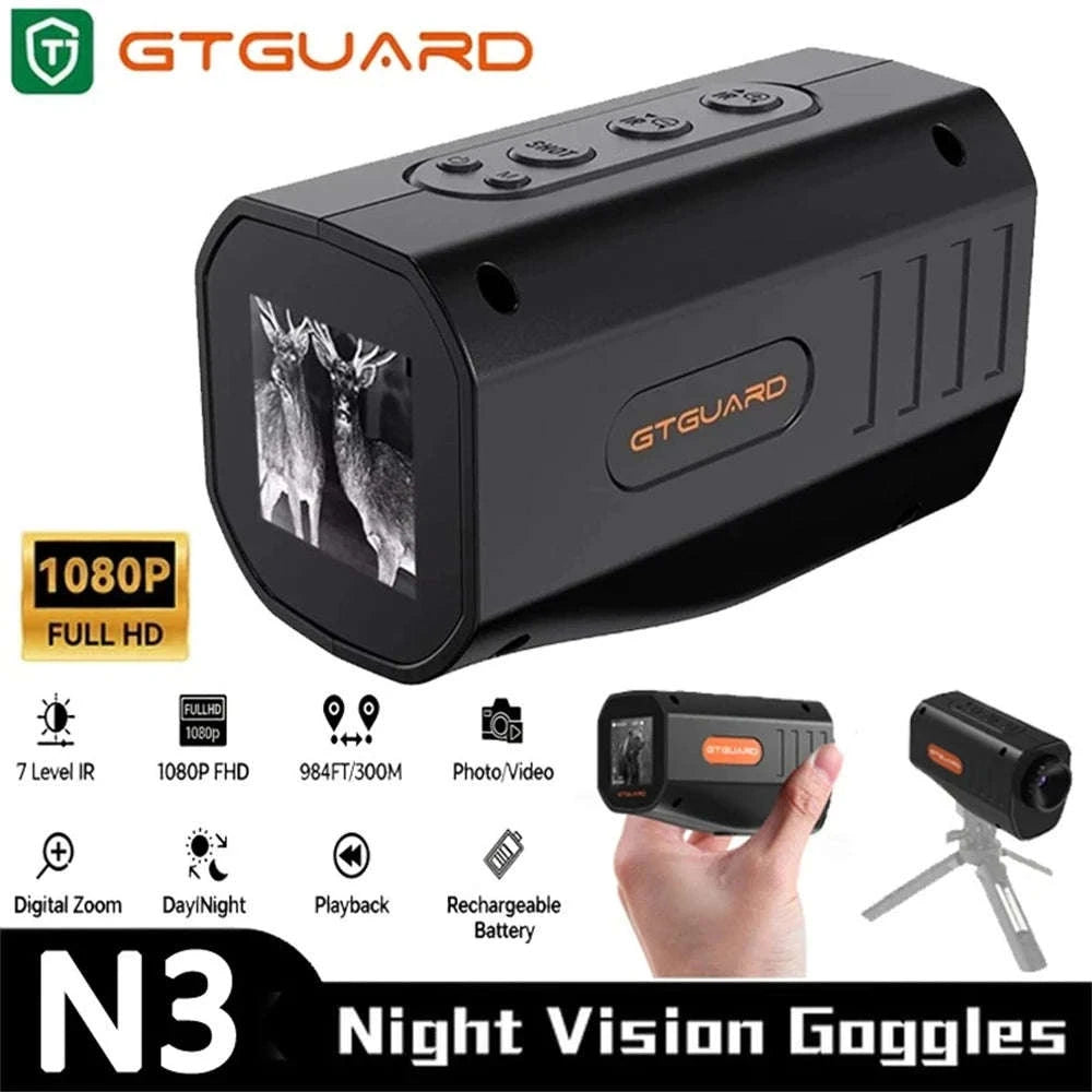 GTGUARD N3 1080P Night Vision Monocular with 5X Zoom-GTGUARD N3