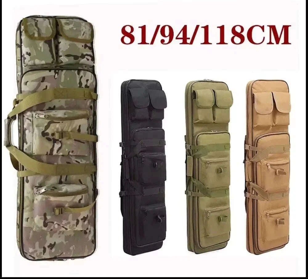 Gun Bag Case Rifle Backpack for Hunting and Airsoft-Type 1 green L