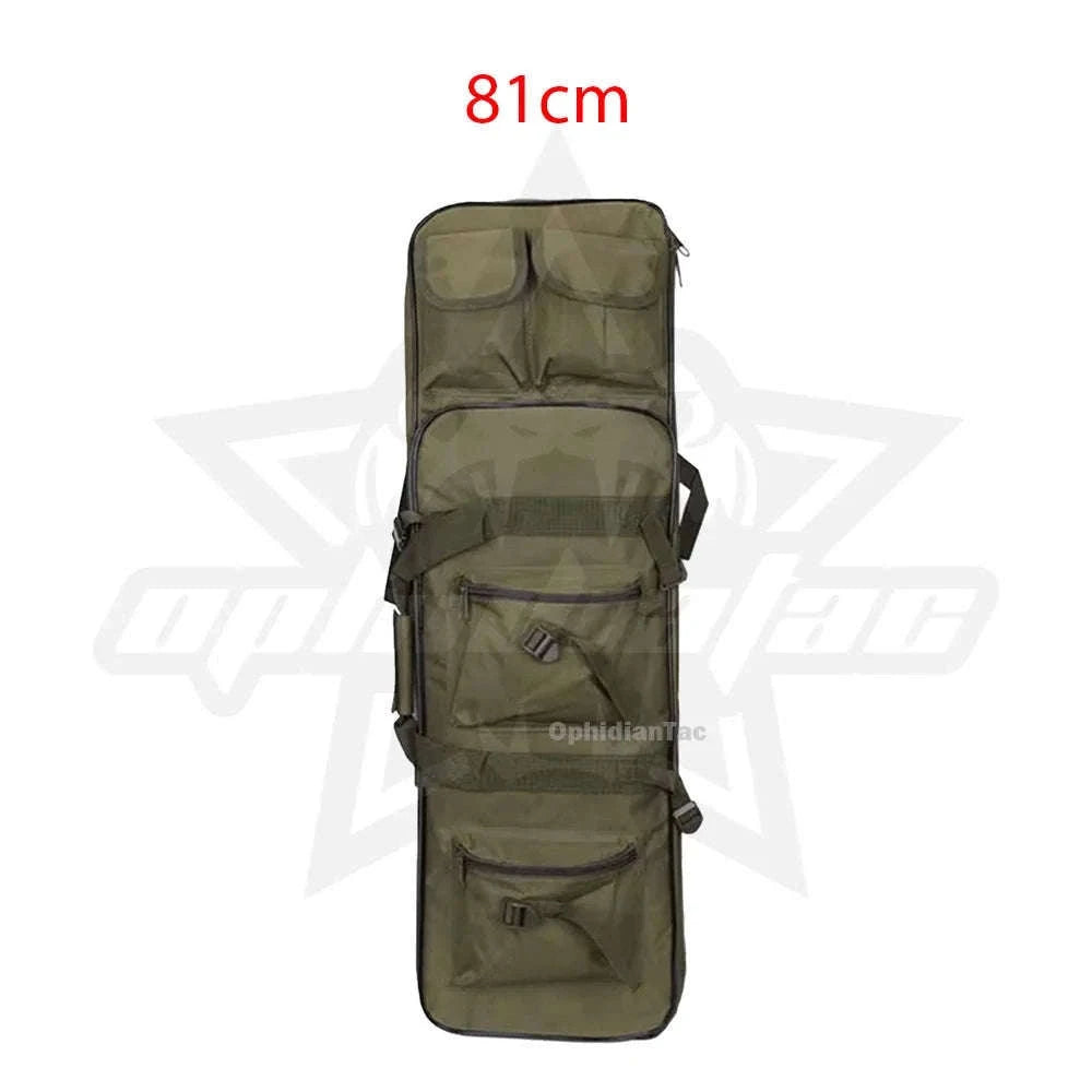 Gun Bag Case Rifle Backpack for Hunting and Airsoft-Type 1 green L