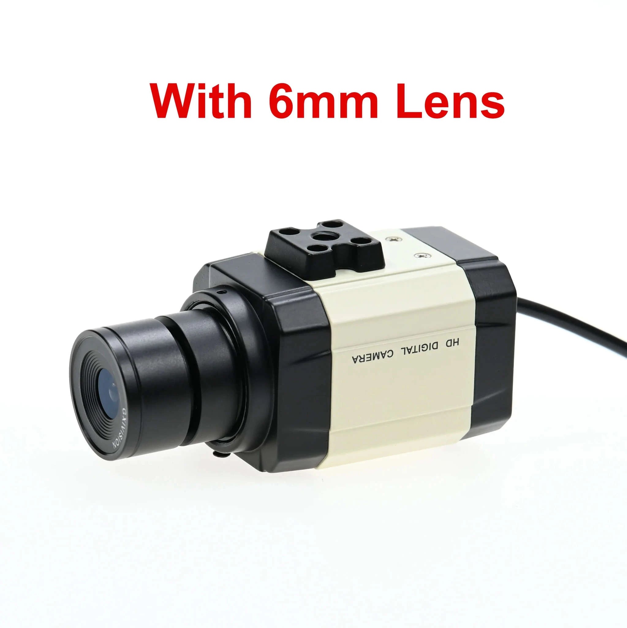 GXIVISION USB Camera 1080P 60fps with Varifocal CS Lens-12mm Fixed Focus