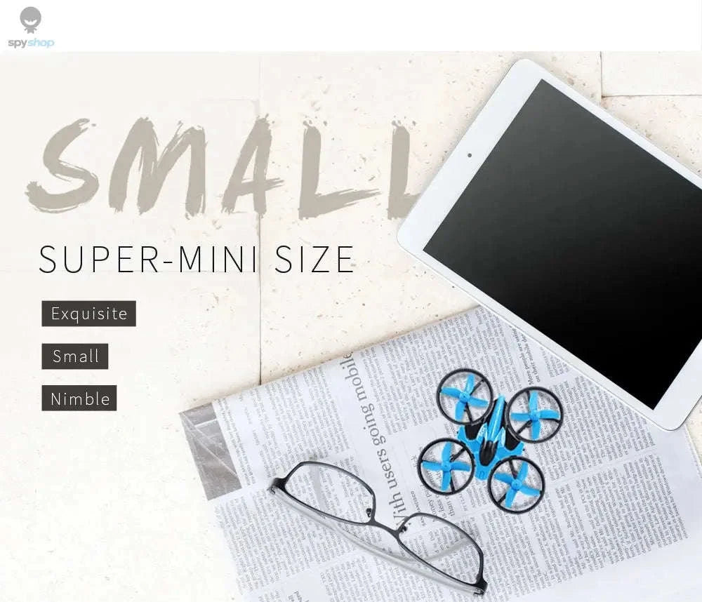 H36 Mini Drone 6‑Axis Quadcopter-blue