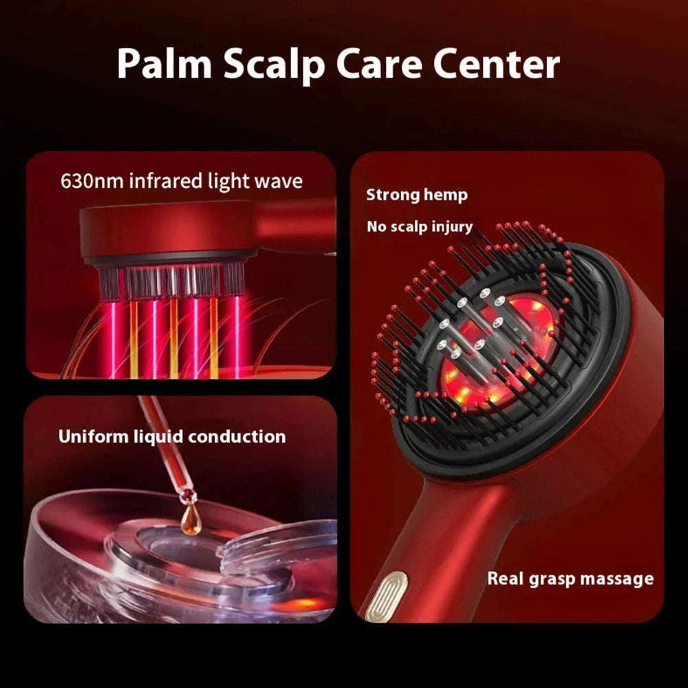 Hair Growth Massage Comb for Scalp Stimulation and Serum Care-New version