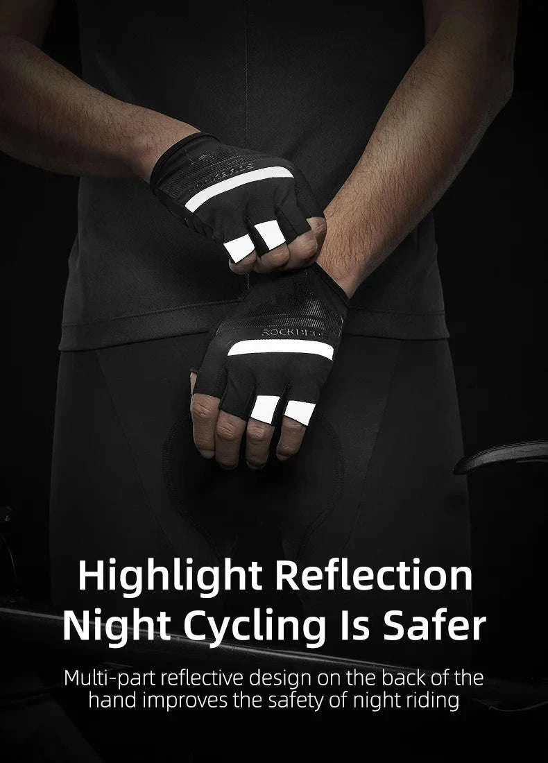 Half Finger Cycling Gloves for Spring and Autumn Riding-S247-1 / XXL