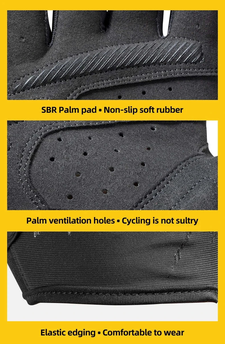 Half Finger Cycling Gloves for Spring and Autumn Riding-S247-1 / XXL