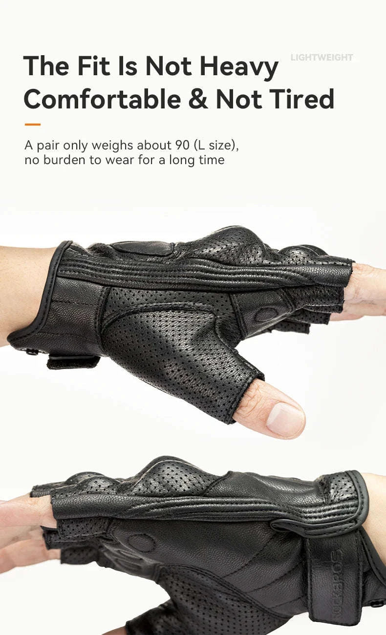 Half Finger Cycling Gloves with Gel Padding Breathable Summer Fit-MT002 / M
