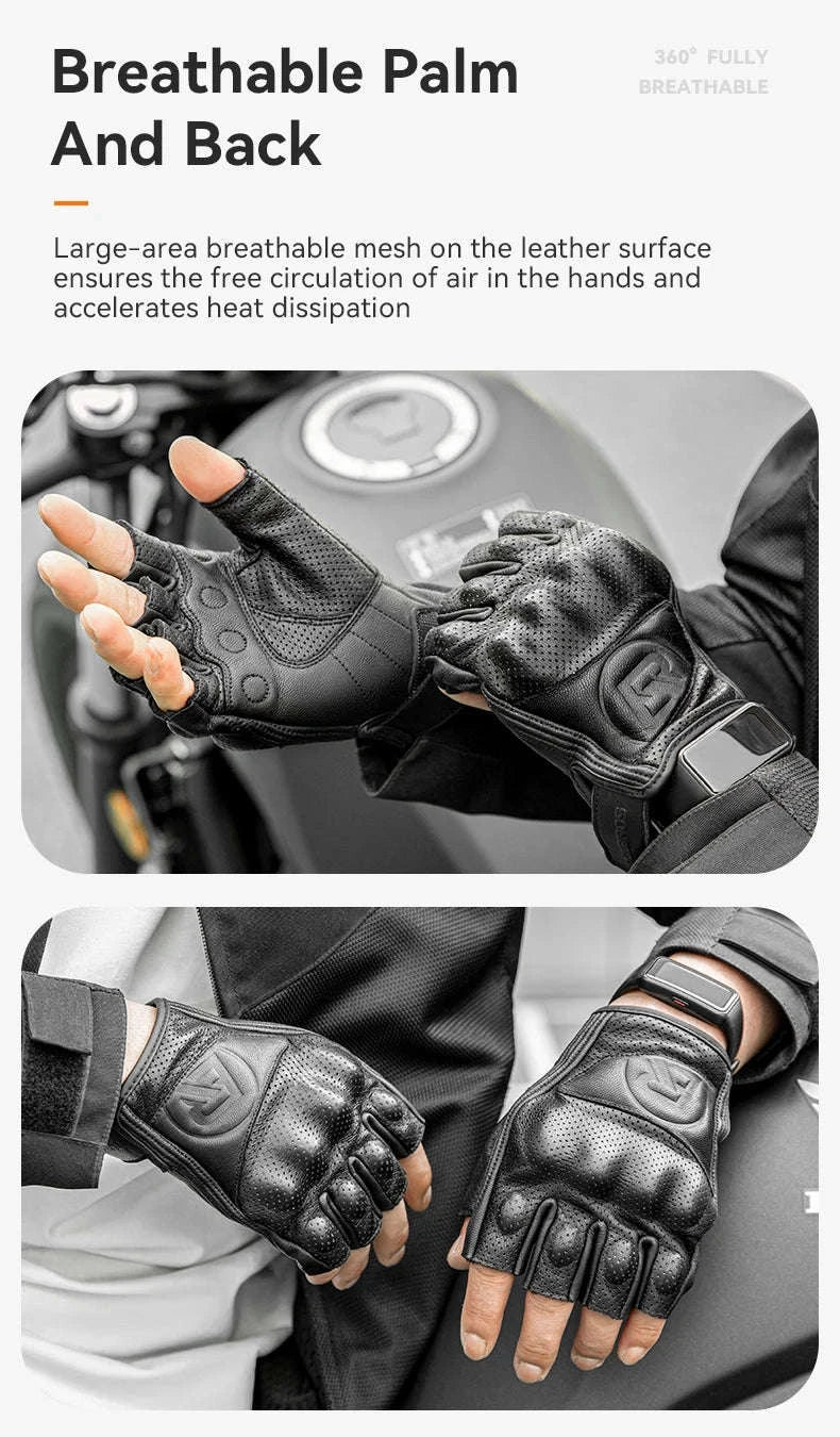 Half Finger Cycling Gloves with Gel Padding Breathable Summer Fit-MT002 / M