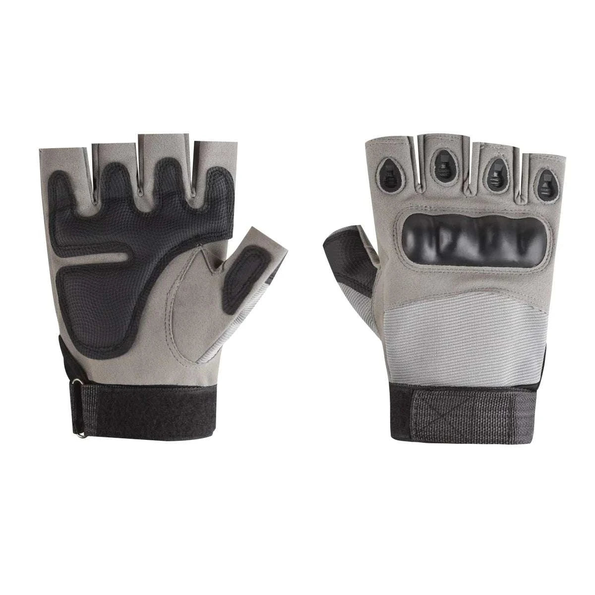 Half Finger Tactical Gloves for Cycling, Shooting & Outdoor Use-camouflage / M