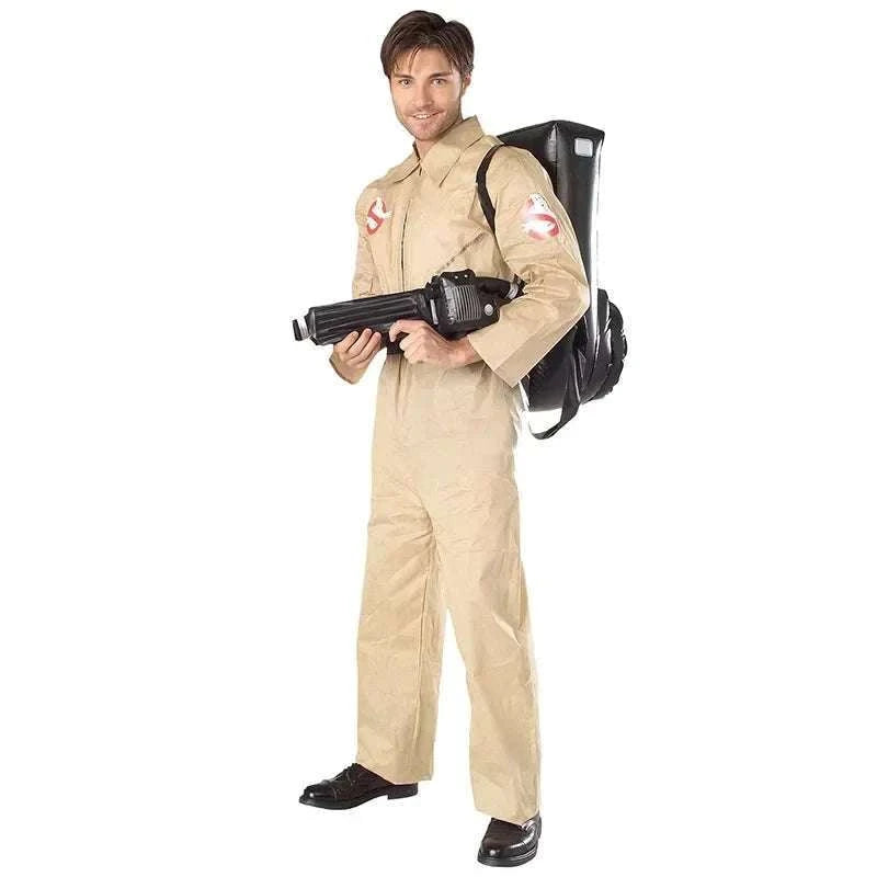 Halloween Ghostbusters Costume Jumpsuit for Adults-C / Adult 180