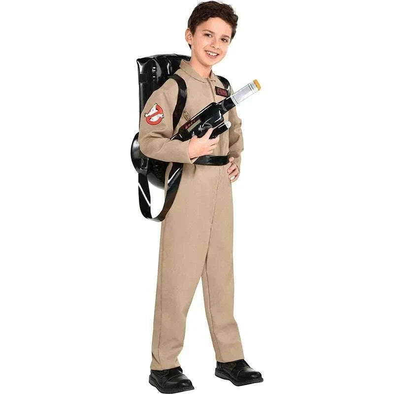 Halloween Ghostbusters Costume Jumpsuit for Adults-C / Adult 180
