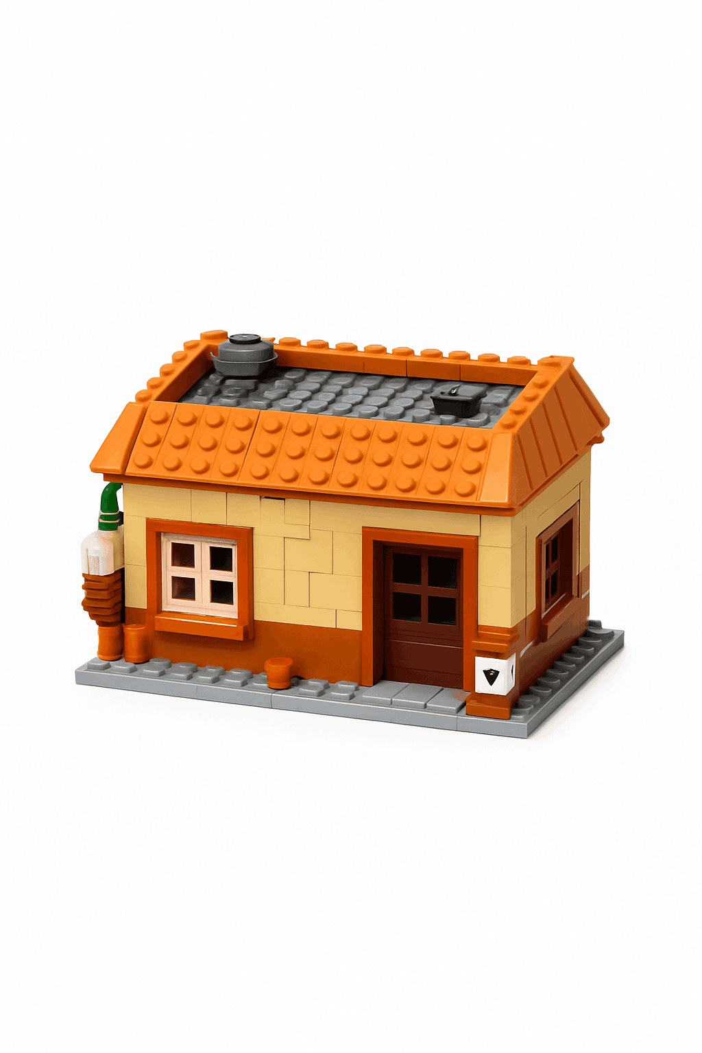 Hamburger Shop Building Blocks Set 1635 Pieces Model Kit-10352 bagged