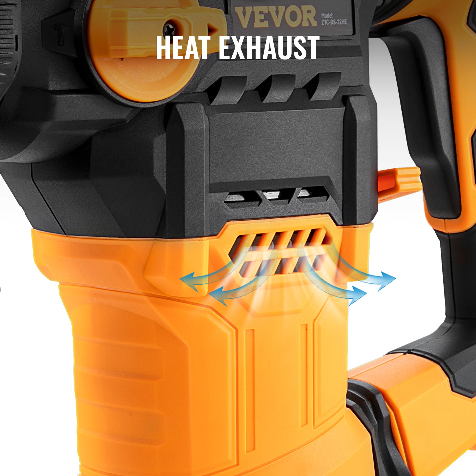 1500W Rotary Hammer Drill 32mm 4 Modes Corded Demolition Tool
