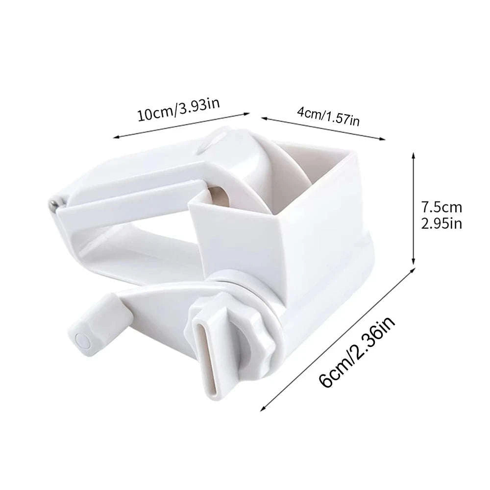 Hand-Cranked Cheese Grater-white