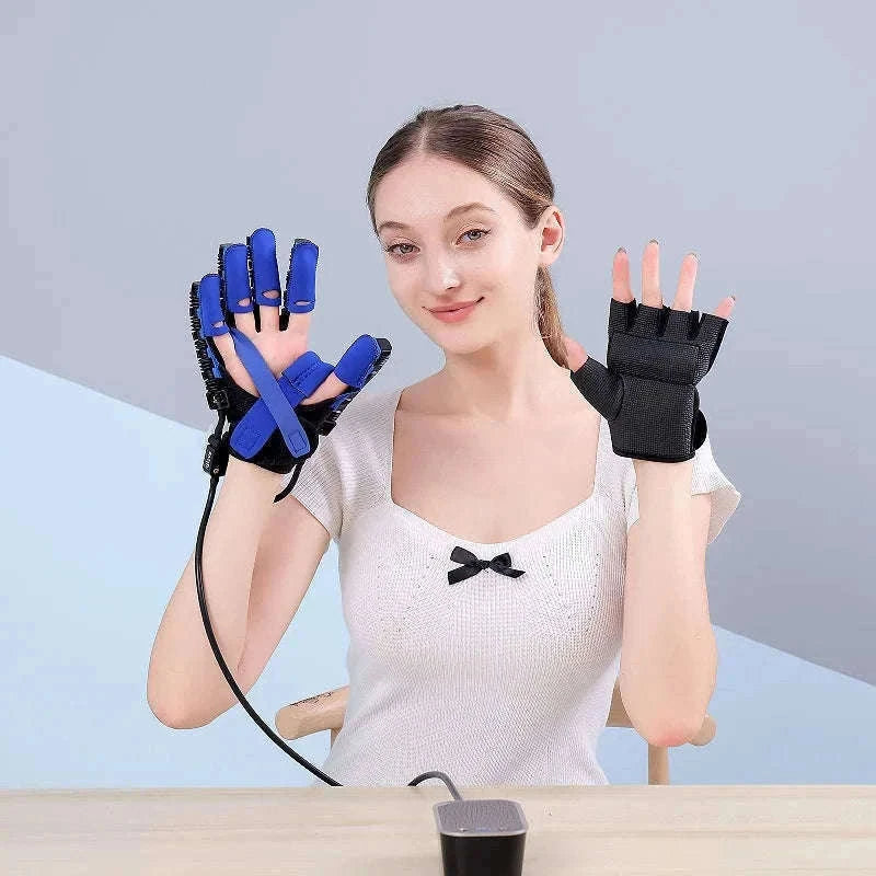 Hand Rehabilitation Glove for Finger Mobility Training-9 right / M