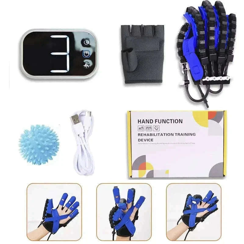 Hand Rehabilitation Glove for Finger Mobility Training-9 right / M