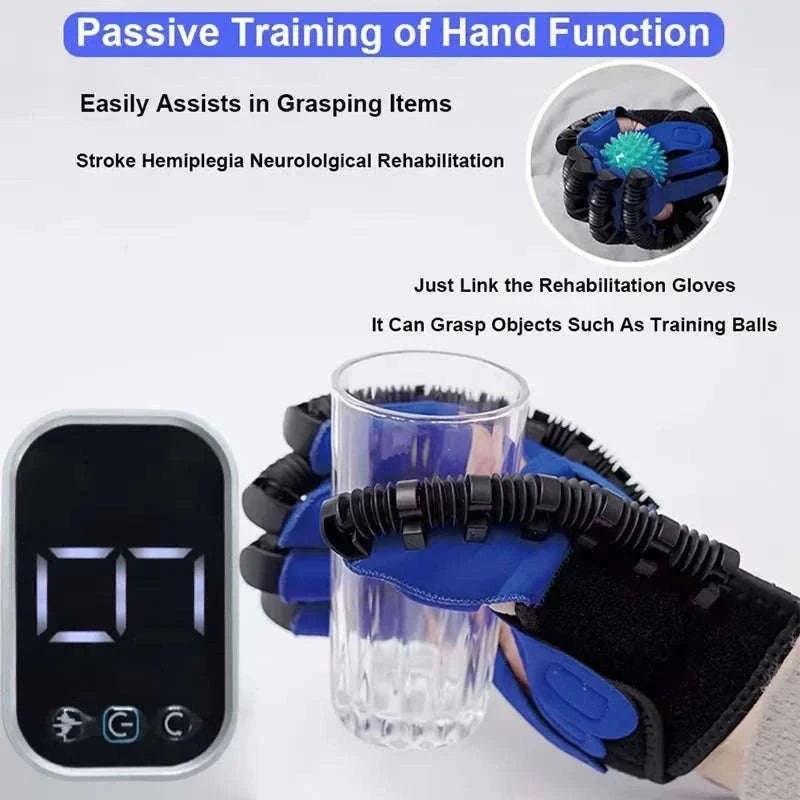 Hand Rehabilitation Glove for Finger Mobility Training-9 right / M