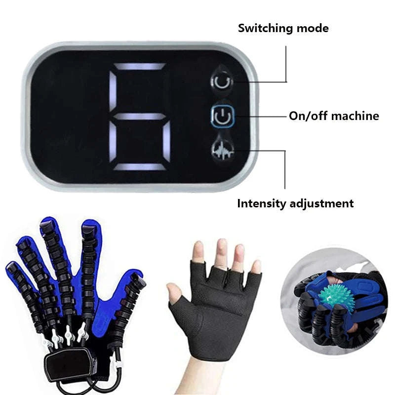 Hand Rehabilitation Robot Glove for Finger Mobility Training-9 right / M