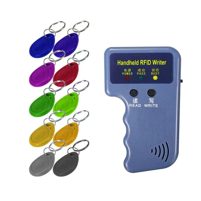 Handheld 125KHz RFID Duplicator for Easy Card Copying-N-IDW01-5Key57