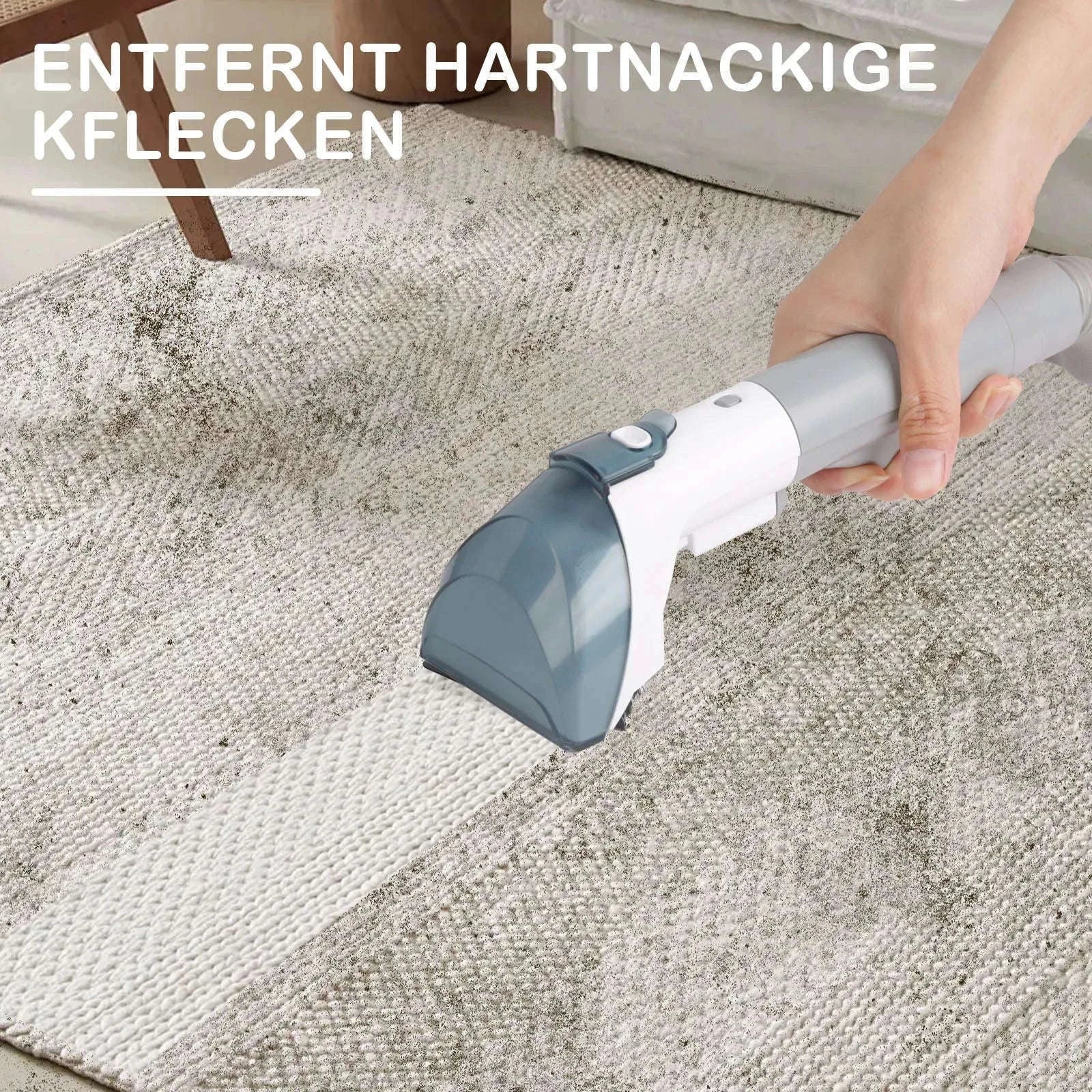 Handheld Carpet Cleaner 10kPa 450W Spot Cleaning Machine-WHITE / france / 220 V|EU