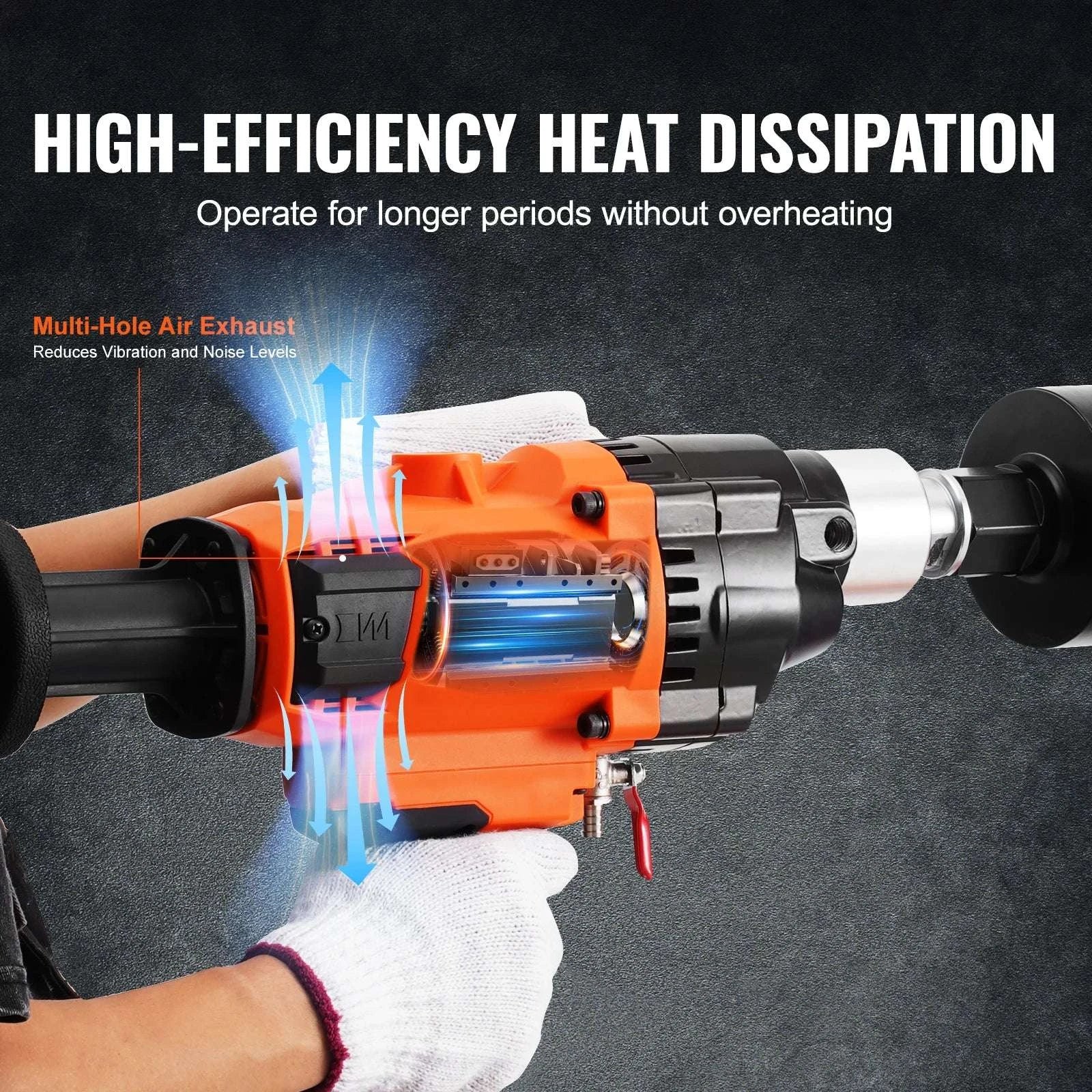 Handheld Core Drill Machine 2000W/2600W Wet & Dry Concrete Drill-2000W 160mm / Poland