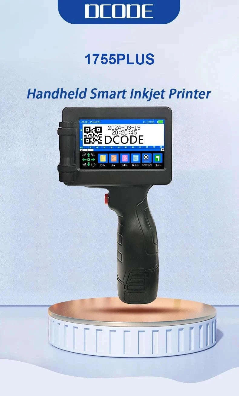 Handheld Inkjet Printer for QR Codes, Barcodes, Dates & Logos-with 1 ink / AU Plug