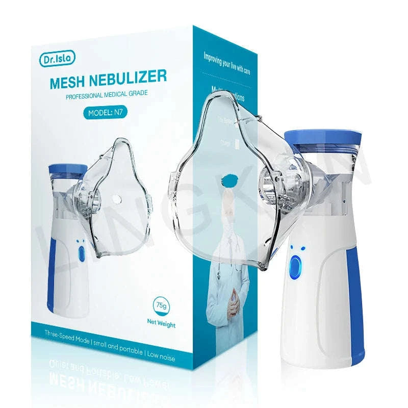 Handheld Portable Inhale Nebulizer Mesh Atomizer for Kids & Adults-Mode 1