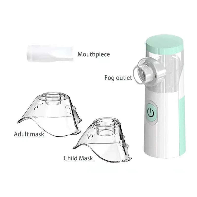 Handheld Portable Inhale Nebulizer Mesh Atomizer for Kids & Adults-Mode 1